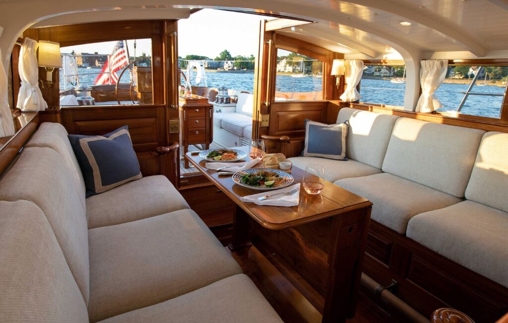 Reupholstering Boat